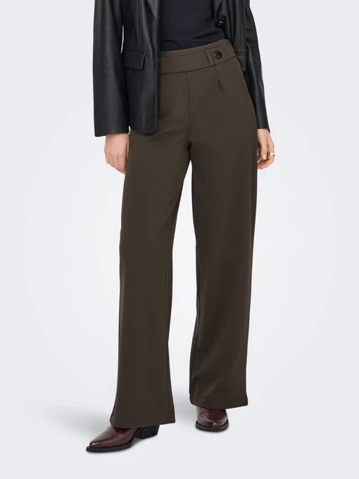 Штани JDY GEGGO LIFE NEW LONG PANT модель 15208430_Chocolate Brown BLACK BUTT Фото