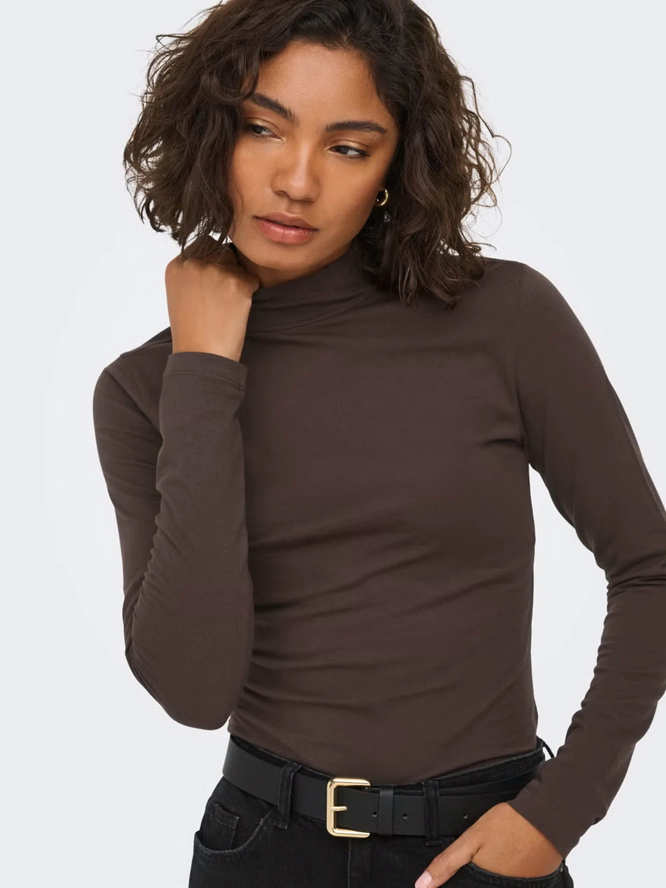 Светри та кардигани JDY AVA NEW TURTLENECK TOP модель 15211083_Chocolate Torte Светри та кардигани JDY AVA NEW TURTLENECK TOP модель 15211083_Chocolate Torte Фото