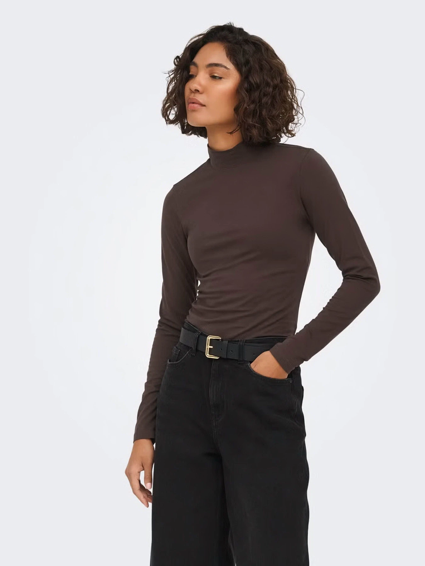 Светри та кардигани JDY AVA NEW TURTLENECK TOP модель 15211083_Chocolate Torte Светри та кардигани JDY AVA NEW TURTLENECK TOP модель 15211083_Chocolate Torte Фото