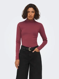 Свитры и кардиганы JDY AVA NEW TURTLENECK TOP модель 15211083_Windsor Wine Фото