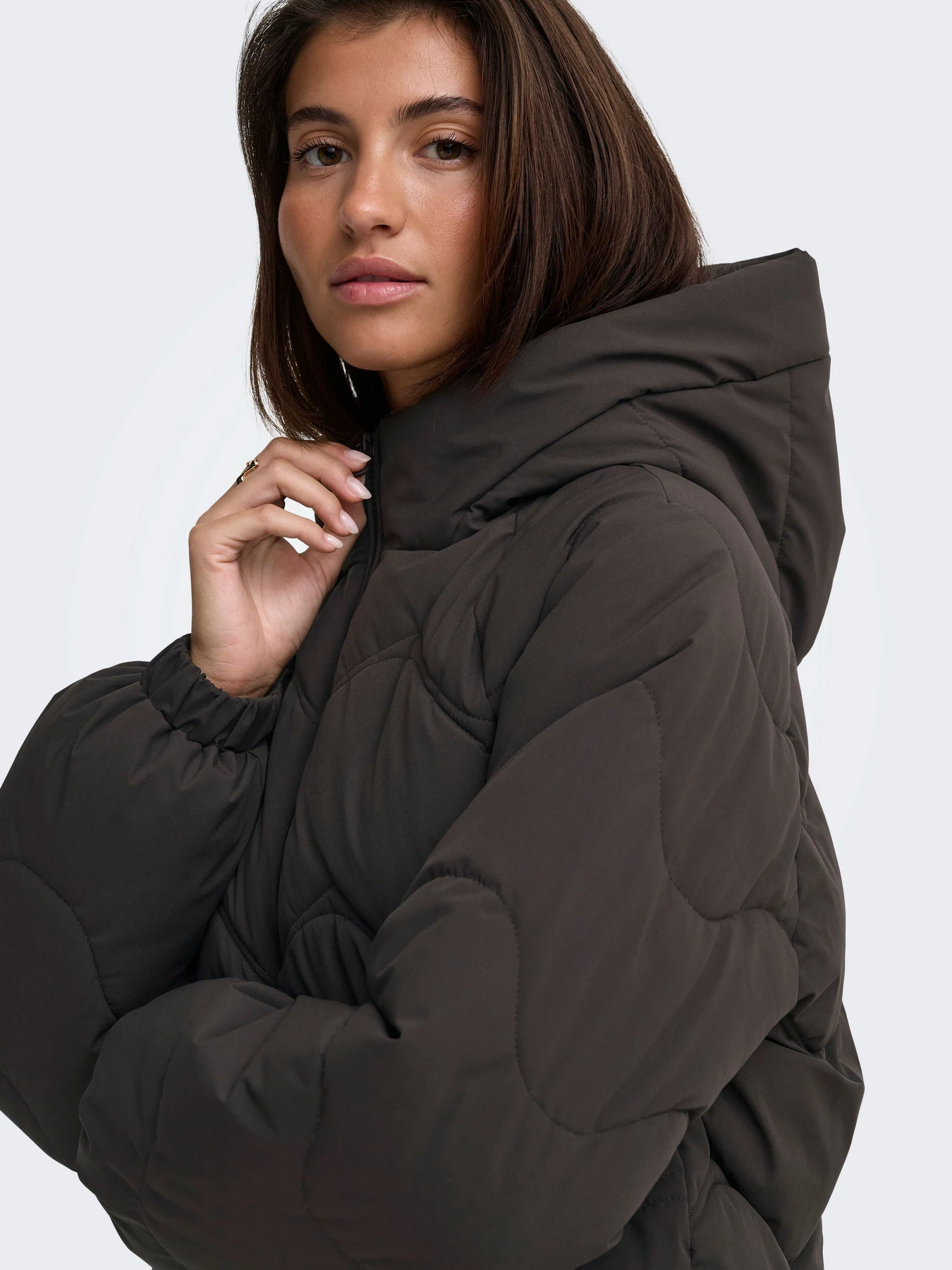 Куртки та дублянки JDY POWER SHORT HOOD PUFFER OTW модель 15376541_Chocolate Torte Куртки та дублянки JDY POWER SHORT HOOD PUFFER OTW модель 15376541_Chocolate Torte Фото
