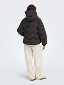 Куртки та дублянки JDY POWER SHORT HOOD PUFFER OTW модель 15376541_Chocolate Torte Фото