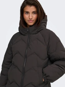 Куртки та дублянки JDY POWER SHORT HOOD PUFFER OTW модель 15376541_Chocolate Torte Фото