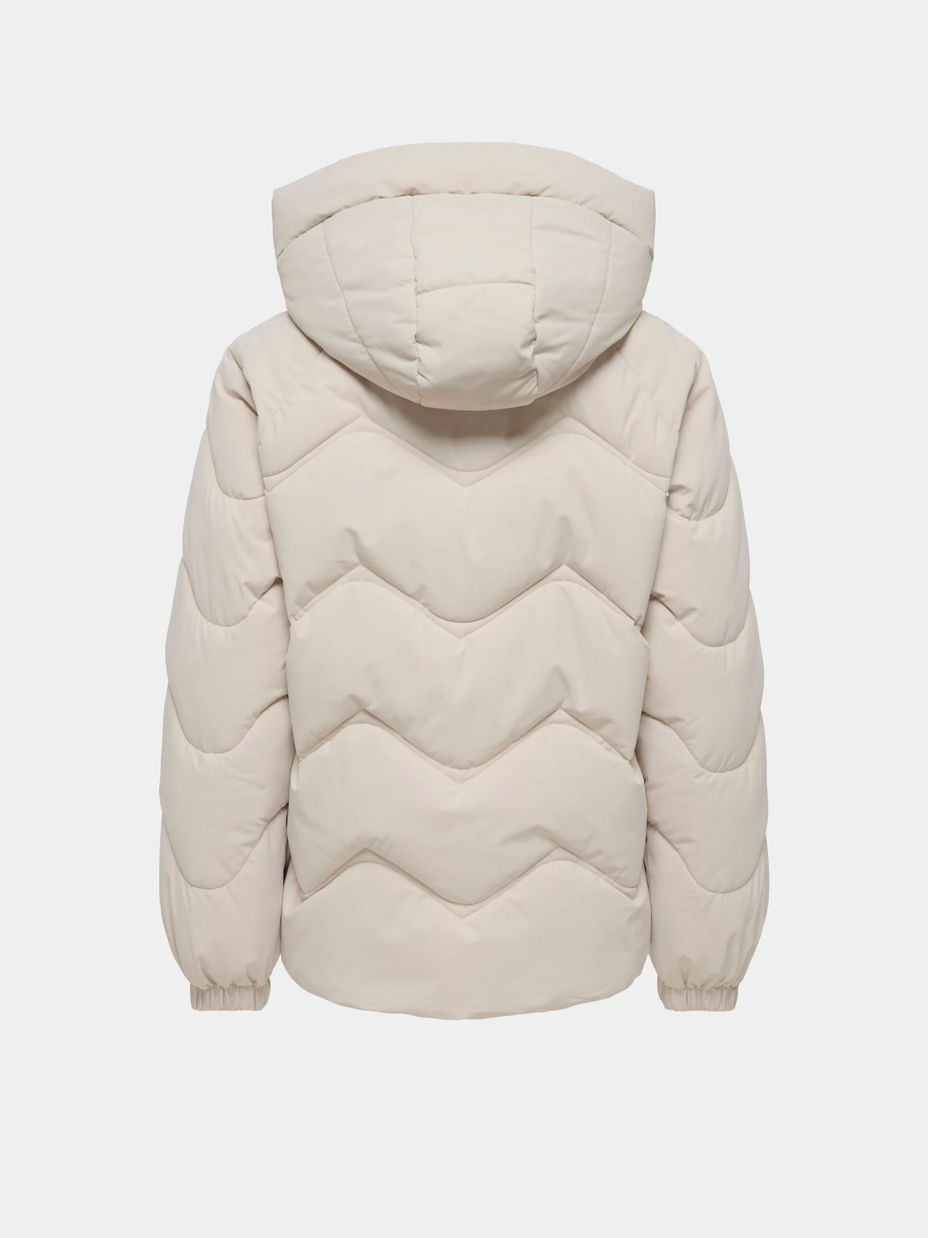Куртки та дублянки JDY POWER SHORT HOOD PUFFER OTW модель 15376541_Silver Lining Фото
