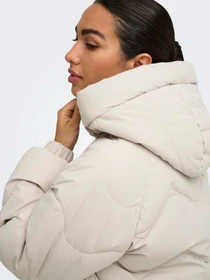 Куртки та дублянки JDY POWER SHORT HOOD PUFFER OTW модель 15376541_Silver Lining Фото