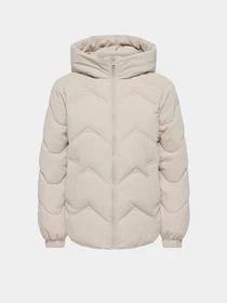 Куртки та дублянки JDY POWER SHORT HOOD PUFFER OTW модель 15376541_Silver Lining Фото