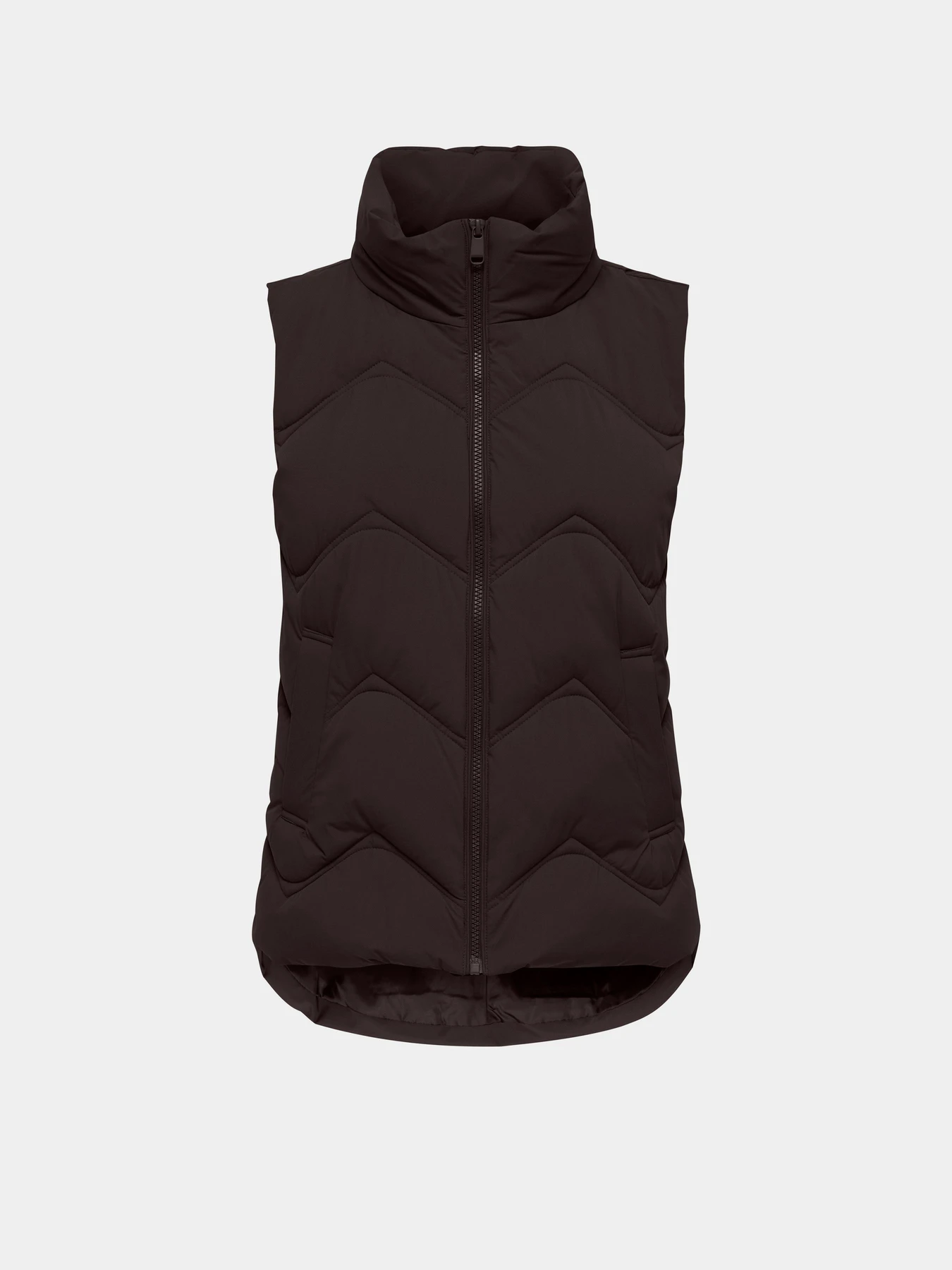 Куртки та дублянки JDY POWER SHORT WAISTCOAT OTW модель 15376543_Chocolate Torte Куртки та дублянки JDY POWER SHORT WAISTCOAT OTW модель 15376543_Chocolate Torte Фото