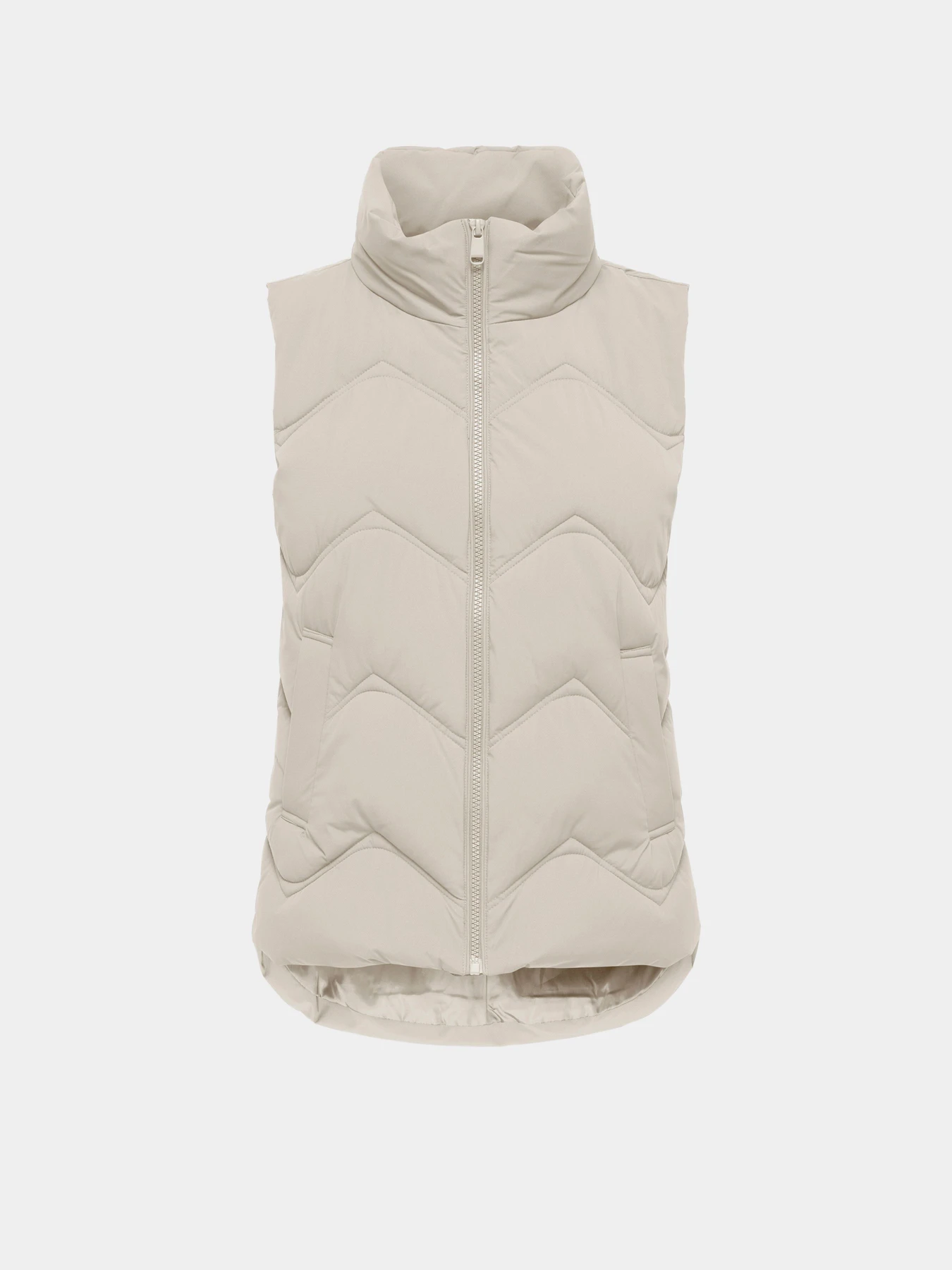 Куртки та дублянки JDY POWER SHORT WAISTCOAT OTW модель 15376543_Silver Lining Фото