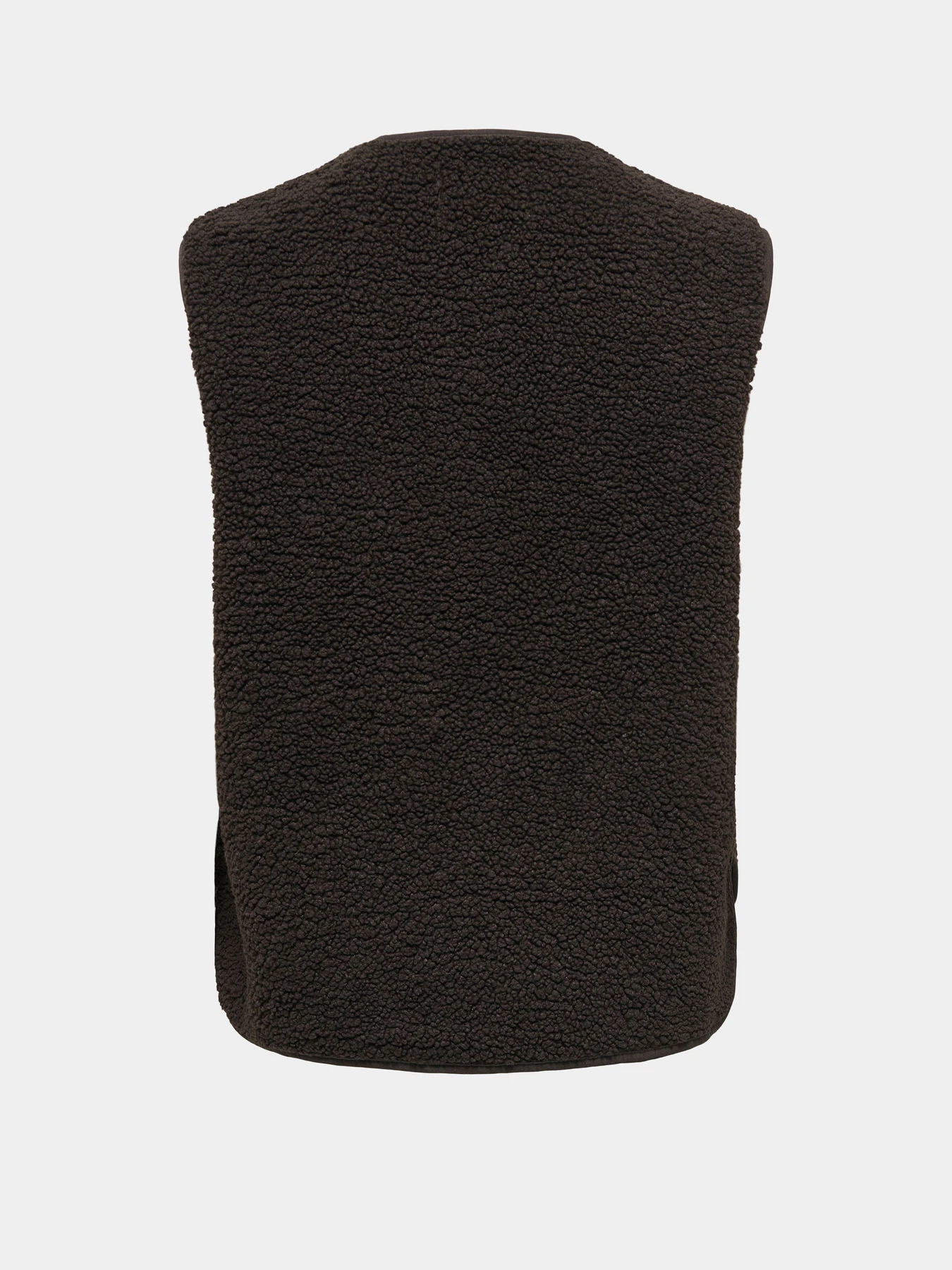 Куртки и дубленки JDY SIMINA TEDDY WAISTCOAT OTW модель 15364610_Chocolate Torte Фото