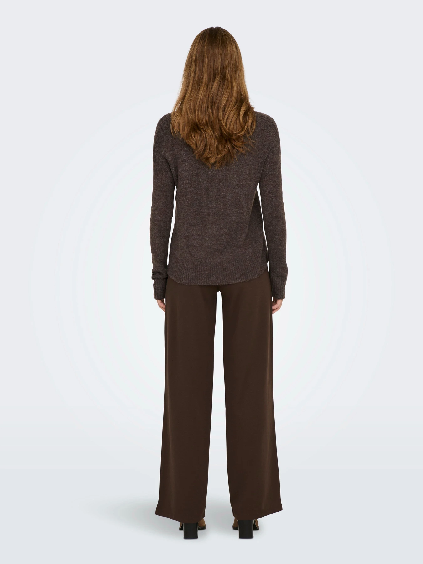 Свитры и кардиганы JDY ELANORA L/S V-NECK PULLO. KNT модель 15207823_Bracken MELANGE Свитры и кардиганы JDY ELANORA L/S V-NECK PULLO. KNT модель 15207823_Bracken MELANGE Фото