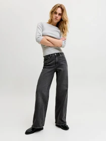 Джинсы JJXX TOKYO WIDE HW модель 12300556_Black Denim Фото