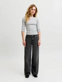 Джинсы JJXX TOKYO WIDE HW модель 12300556_Black Denim Фото