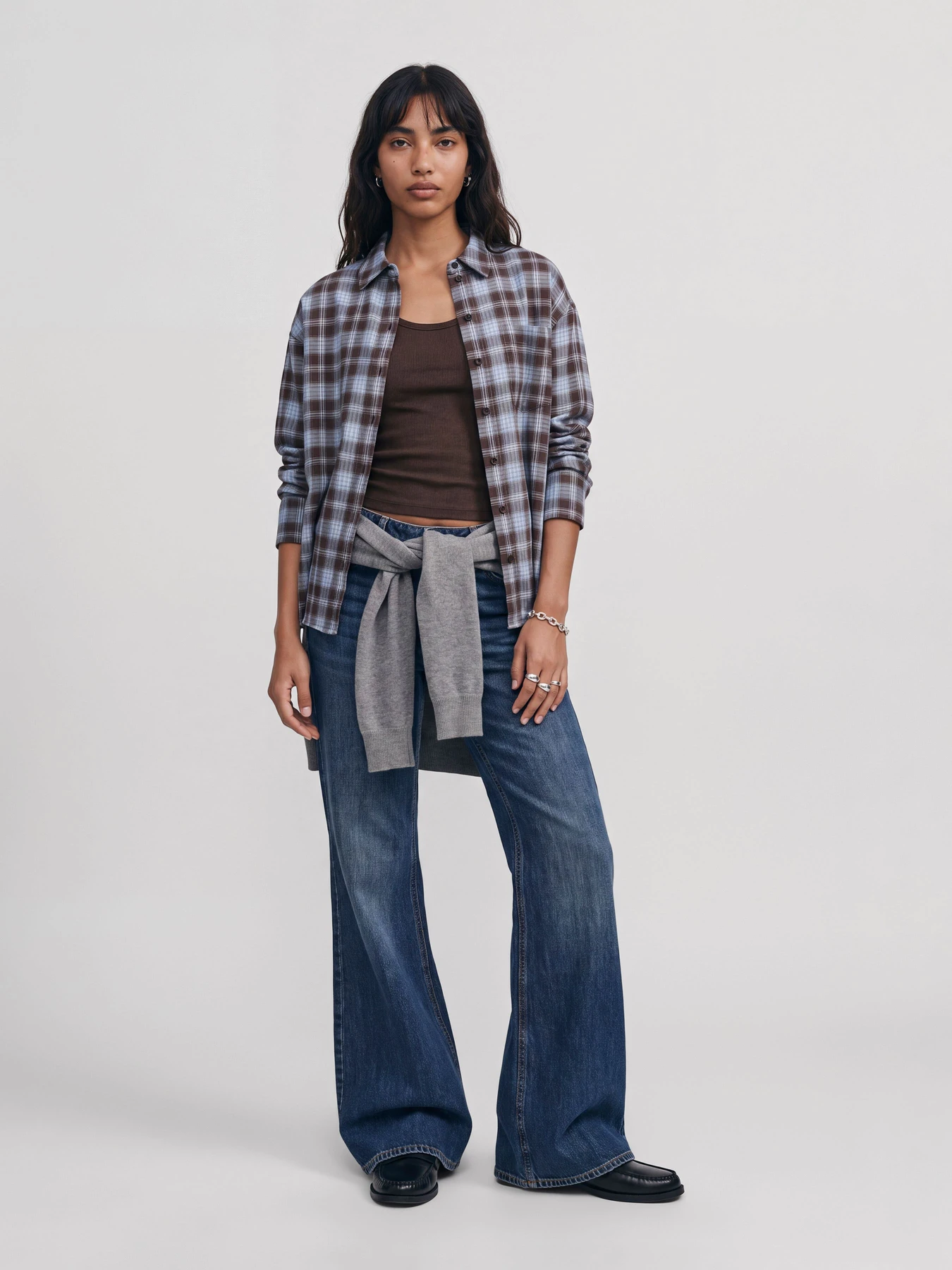 Сорочки JJXX JAMIE CHECK FLANNEL LS SHIRT модель 12288554_Skyway CARAFE Сорочки JJXX JAMIE CHECK FLANNEL LS SHIRT модель 12288554_Skyway CARAFE Фото