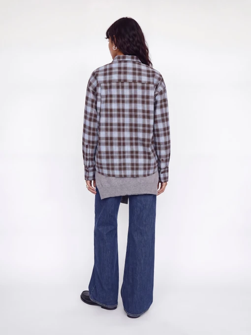 Бавовняна Жіноча Сорочка в клітинку JJXX JAMIE CHECK FLANNEL LS SHIRT фото 2