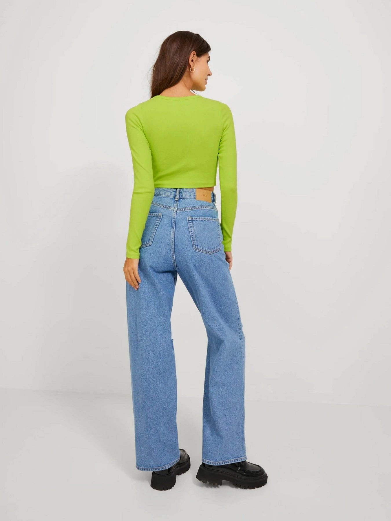 Худи и свитшоты JJXX Jxfeline модель 12200402_Lime Punch Худи и свитшоты JJXX Jxfeline модель 12200402_Lime Punch Фото