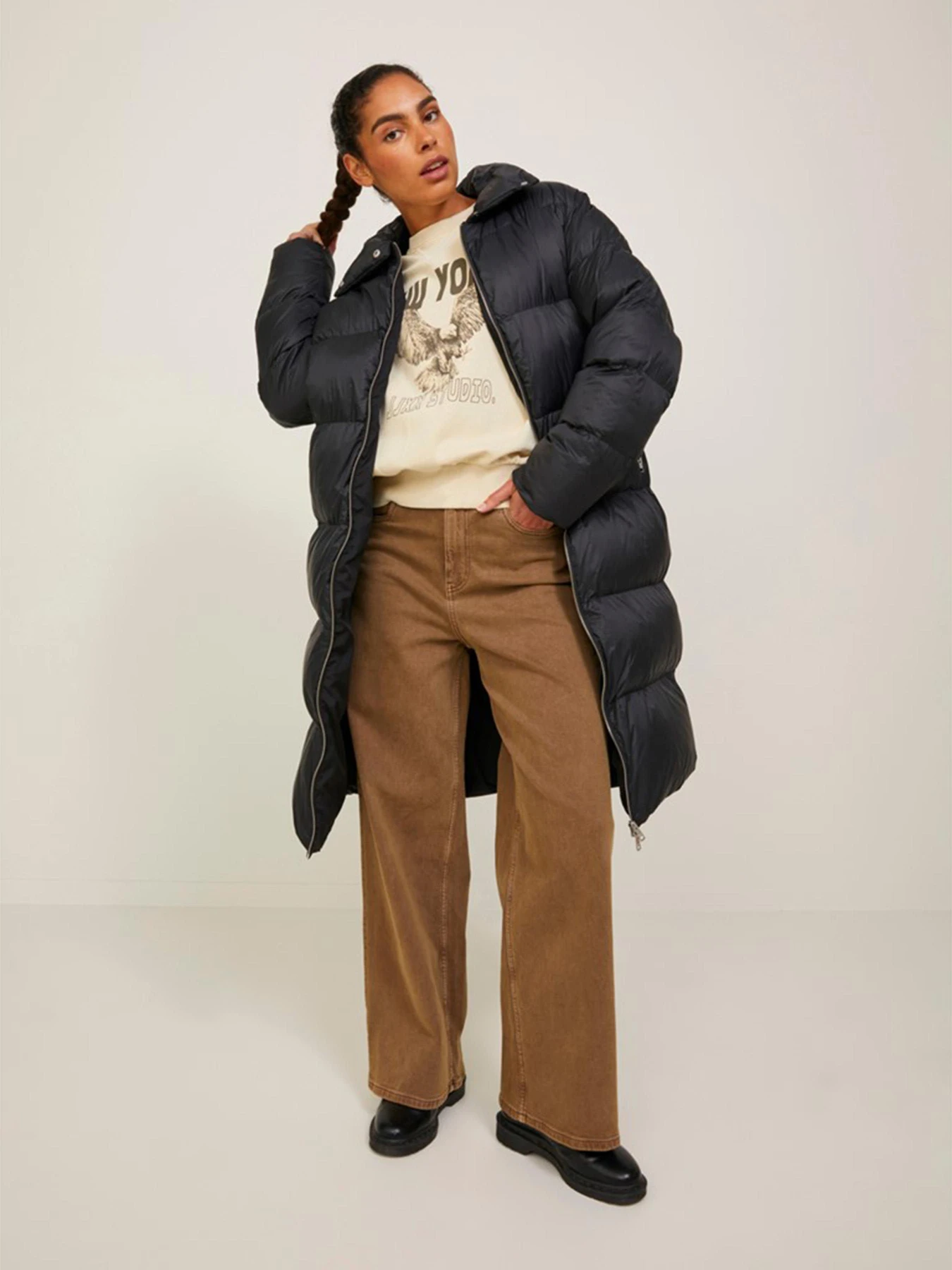 Худи и свитшоты JJXX JxDee модель 12200436_Bone White Худи и свитшоты JJXX JxDee модель 12200436_Bone White Фото