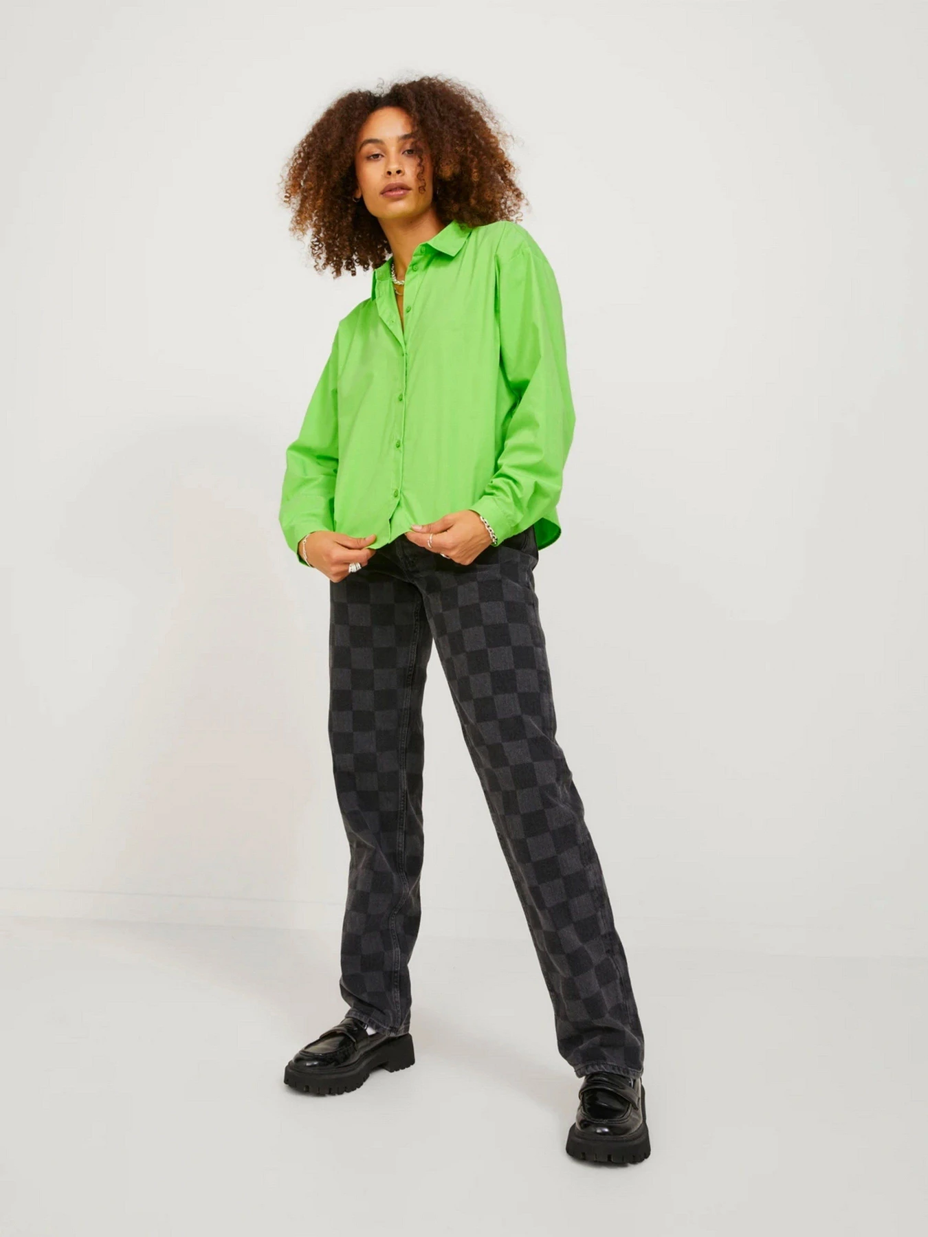 Сорочки JJXX JxMission модель 12203522_Green Flash Фото