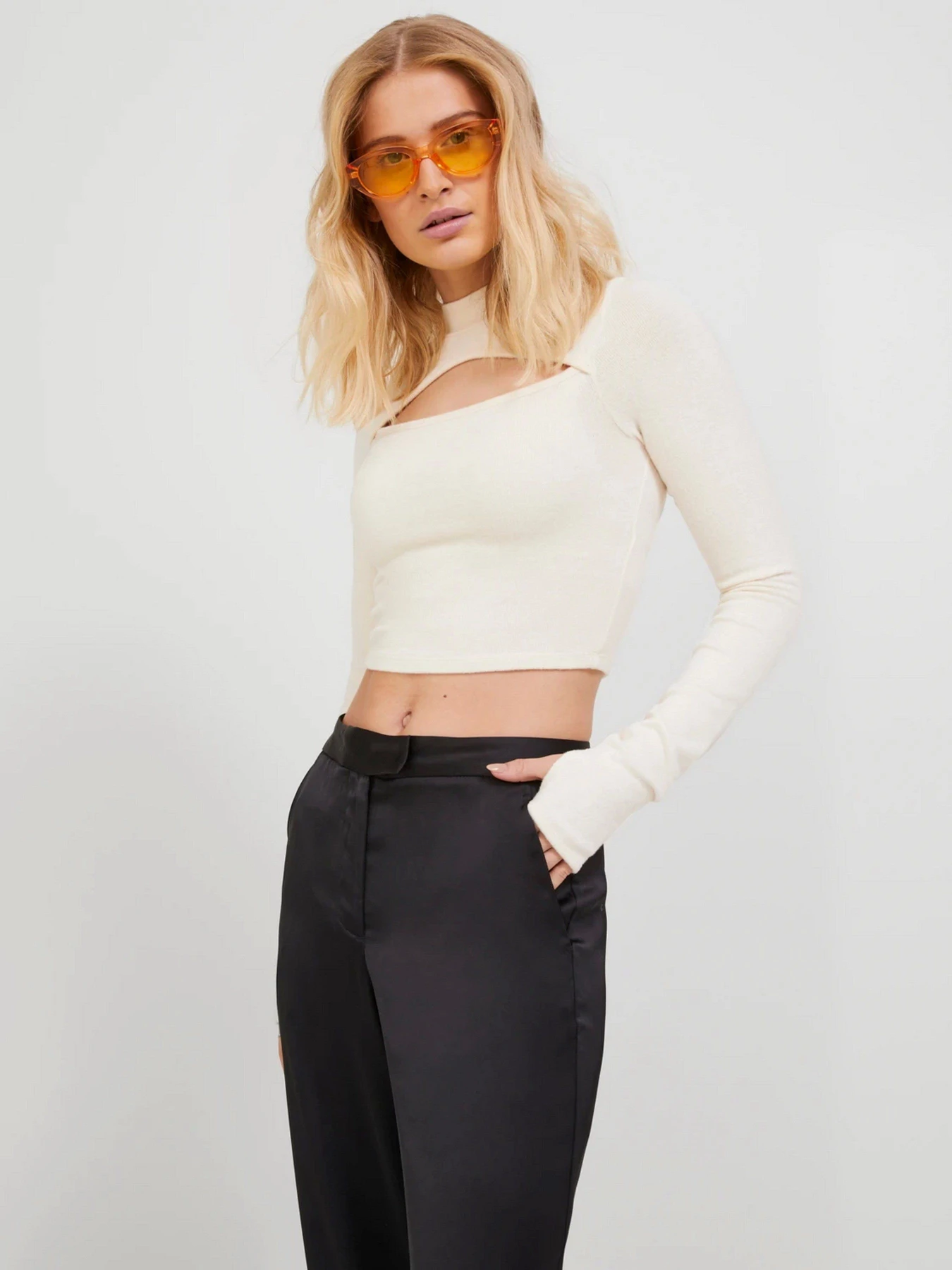 Свитры и кардиганы JJXX JxLynn модель 12225593_Seedpearl Свитры и кардиганы JJXX JxLynn модель 12225593_Seedpearl Фото