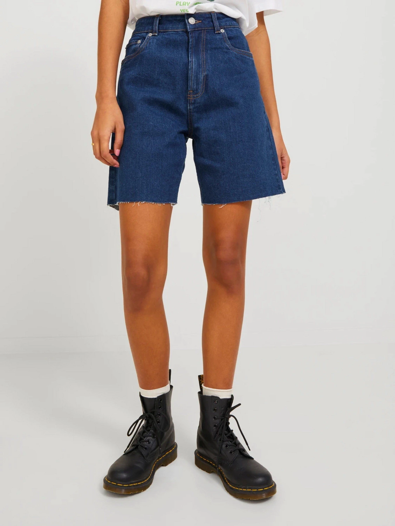 Шорты JJXX JxHazel модель 12226428_Medium Blue Denim Шорты JJXX JxHazel модель 12226428_Medium Blue Denim Фото