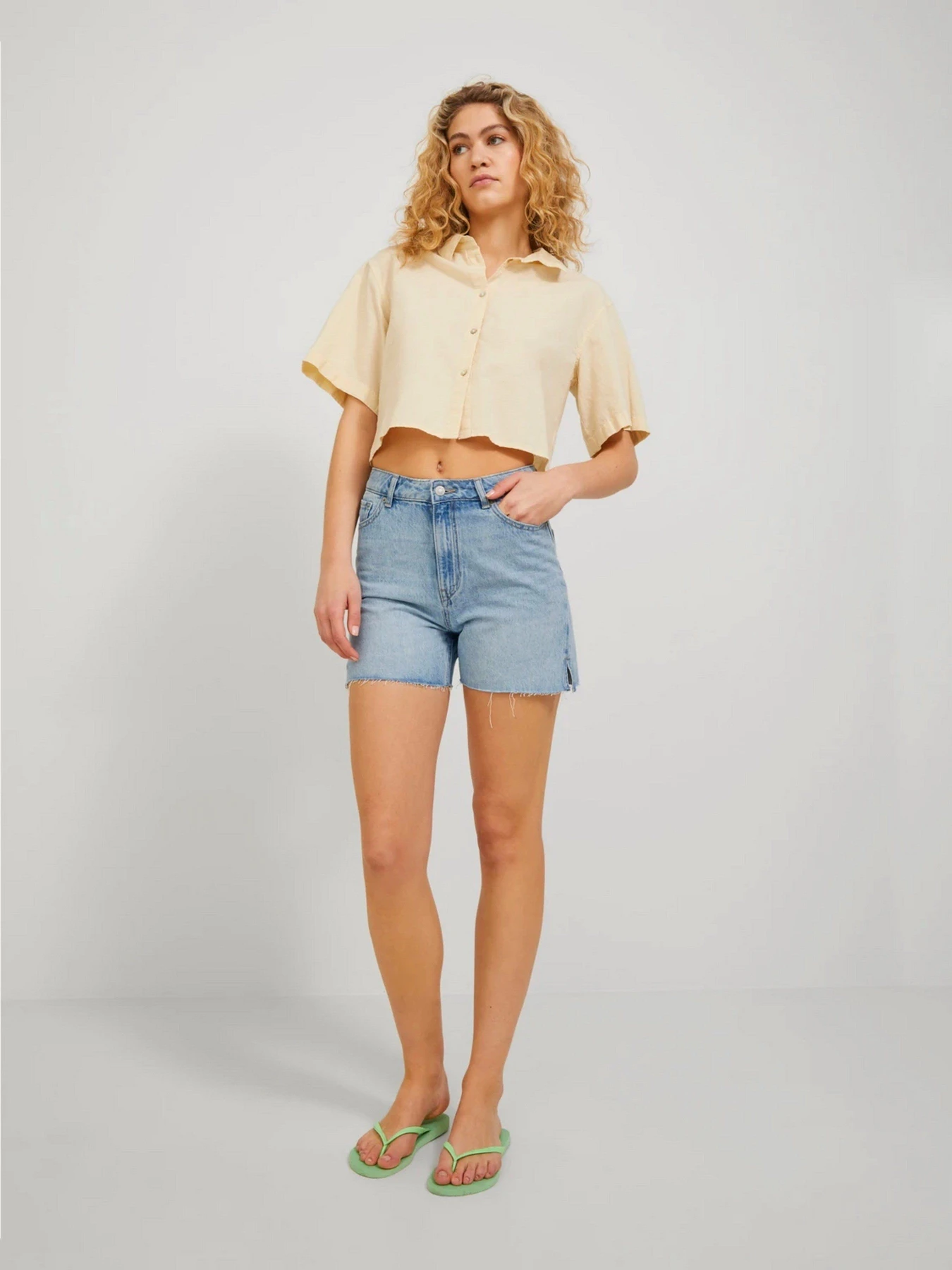 Шорты JJXX Aura модель 12227837_Light Blue Denim Фото