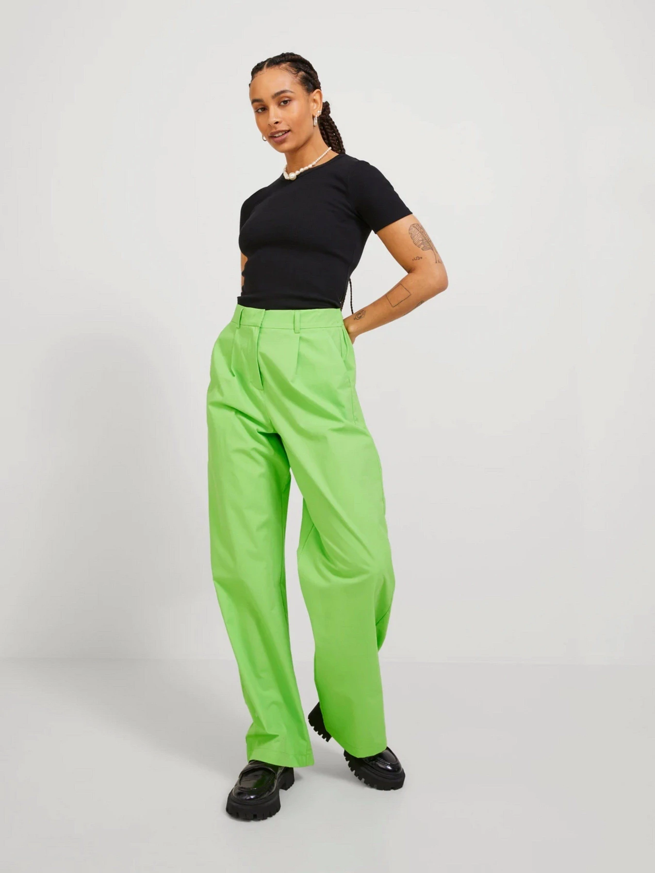Брюки JJXX JxVigga модель 12228692_Lime Punch Брюки JJXX JxVigga модель 12228692_Lime Punch Фото