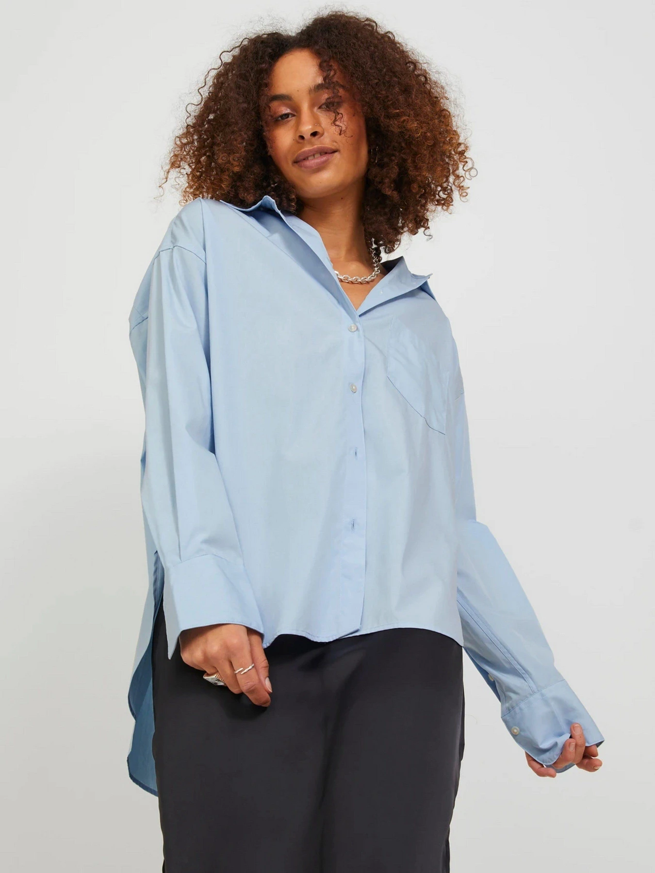Сорочки JJXX Jamie модель 12200353_Cashmere Blue Сорочки JJXX Jamie модель 12200353_Cashmere Blue Фото