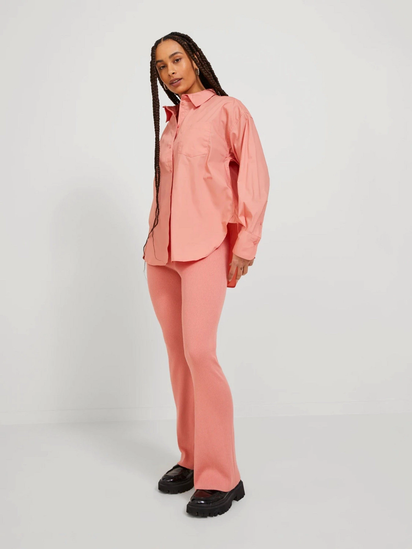 Рубашки JJXX Jamie модель 12200353_Coral Haze Рубашки JJXX Jamie модель 12200353_Coral Haze Фото