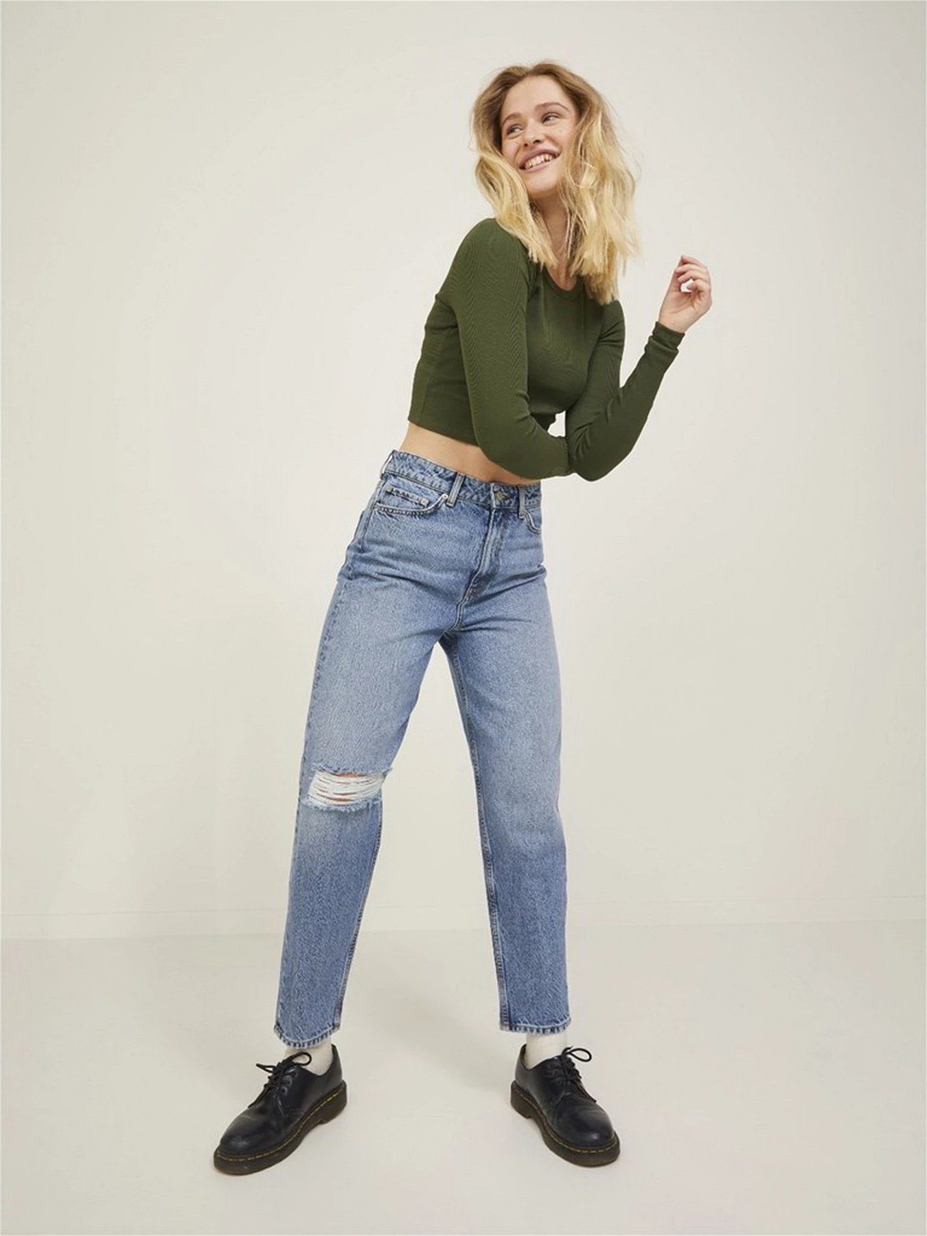 Джинсы JJXX Lisbon модель 12213702_Medium Blue Denim Джинсы JJXX Lisbon модель 12213702_Medium Blue Denim Фото