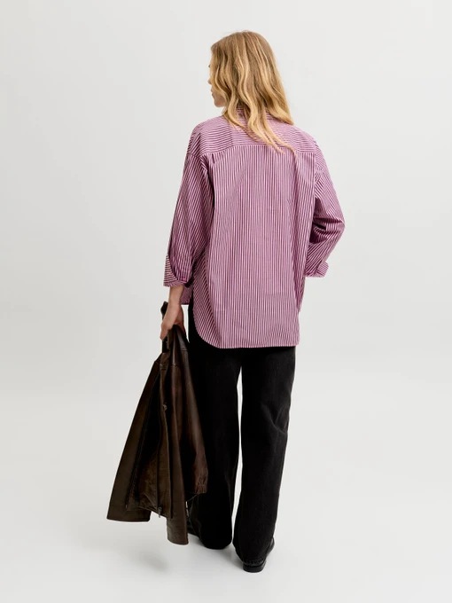 Бавовняна Жіноча Сорочка повсякденна JJXX JAMIE LS RELAXED POPLIN SHIRT фото 3