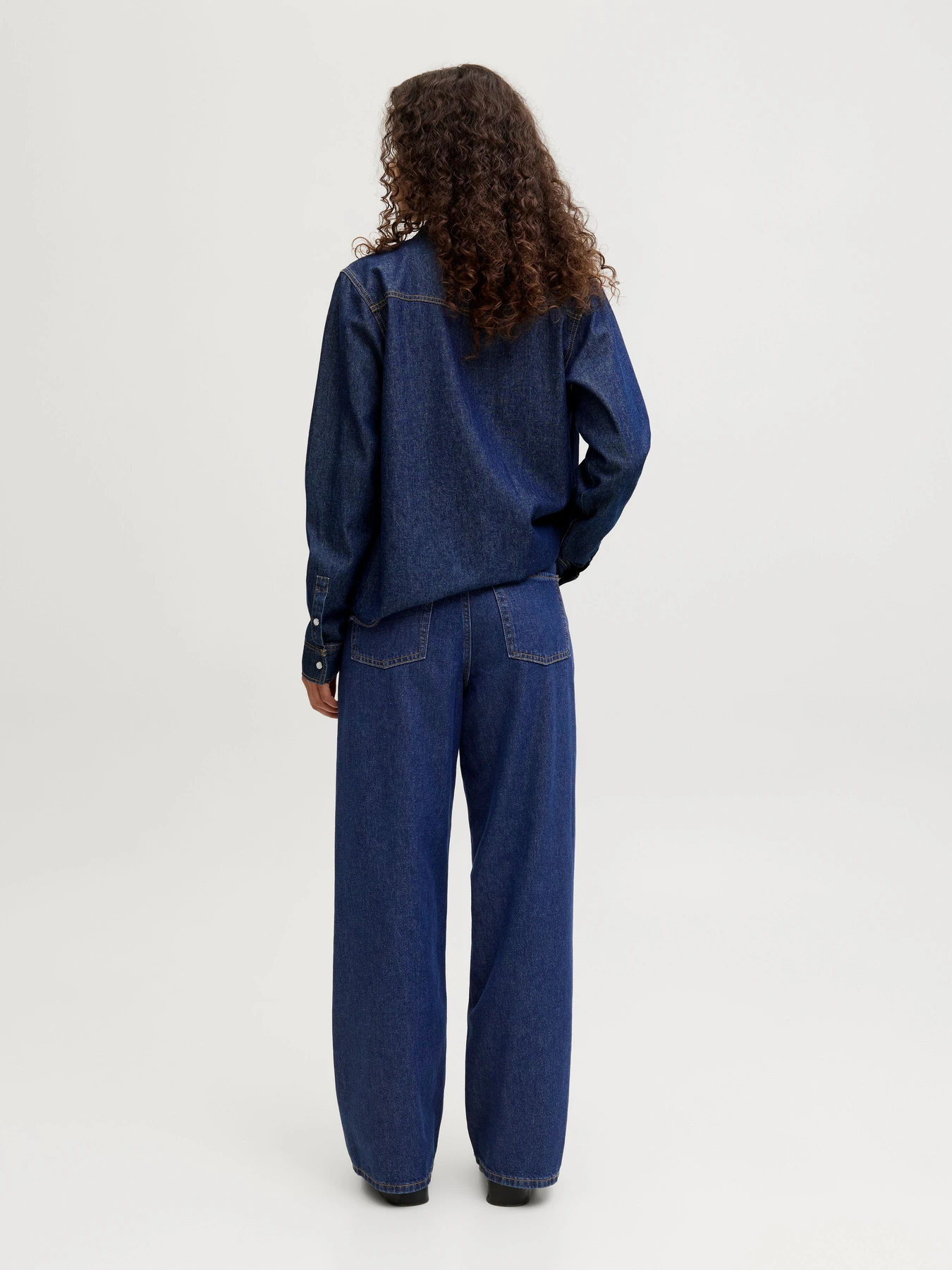 Джинси JJXX TOKYO WIDE HW модель 12203894_Dark Blue Denim Фото