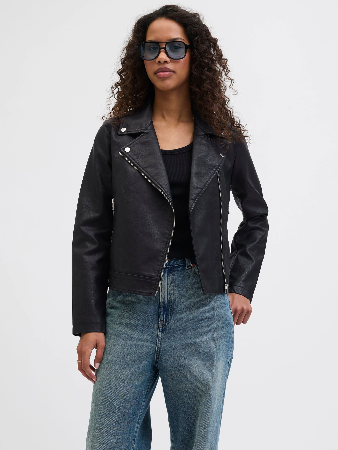 Куртки та дублянки JJXX GAIL FAUX LEATHER BIKER JACKET модель 12206262_Black Куртки та дублянки JJXX GAIL FAUX LEATHER BIKER JACKET модель 12206262_Black Фото