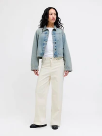 Джинсы JJXX TOKYO WIDE HW модель 12269078_White Denim OFF WHITE Фото