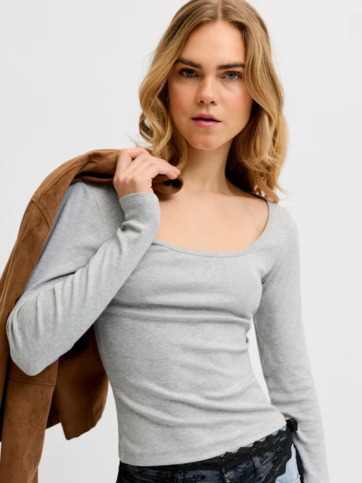 Жіночий Лонгслів JJXX STAR LS U NECK TOP фото 3