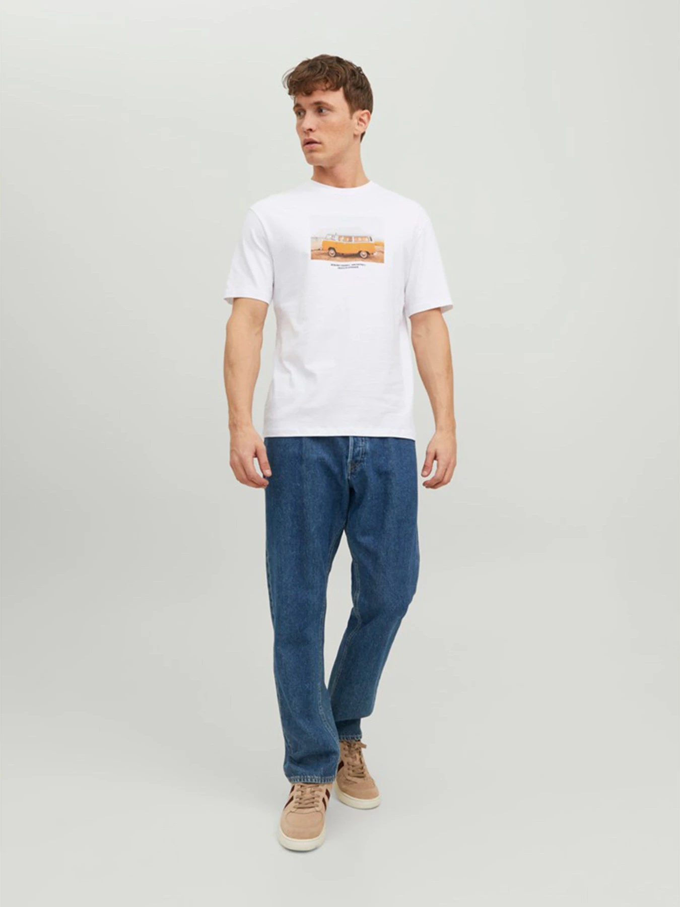 Футболки и поло JACK & JONES модель 12227781_Bright White Футболки и поло JACK & JONES модель 12227781_Bright White Фото