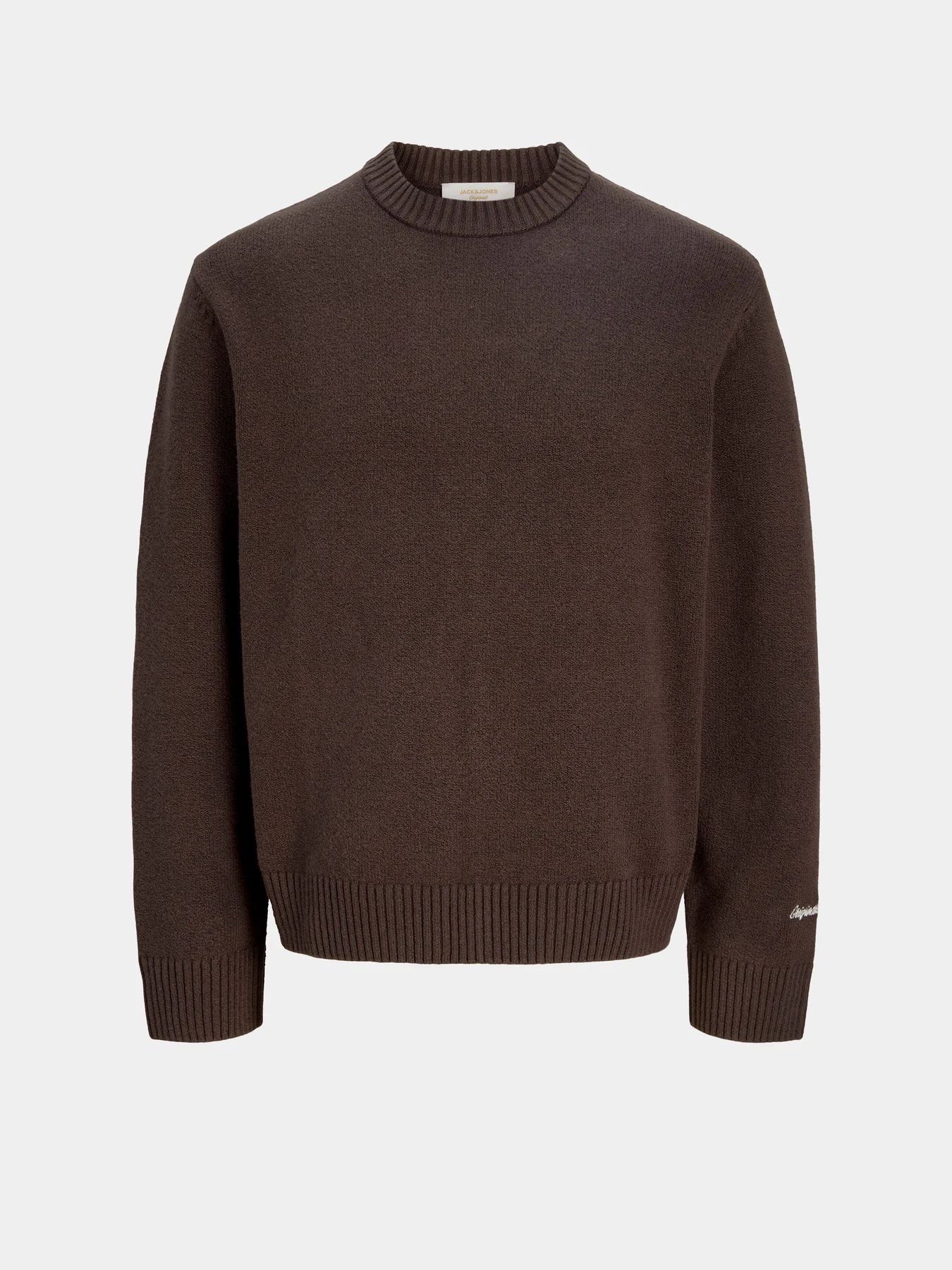 Свитеры и кардиганы JACK & JONES NORREBRO KNIT CREW NECK модель 12282728_Mulch Свитеры и кардиганы JACK & JONES NORREBRO KNIT CREW NECK модель 12282728_Mulch Фото