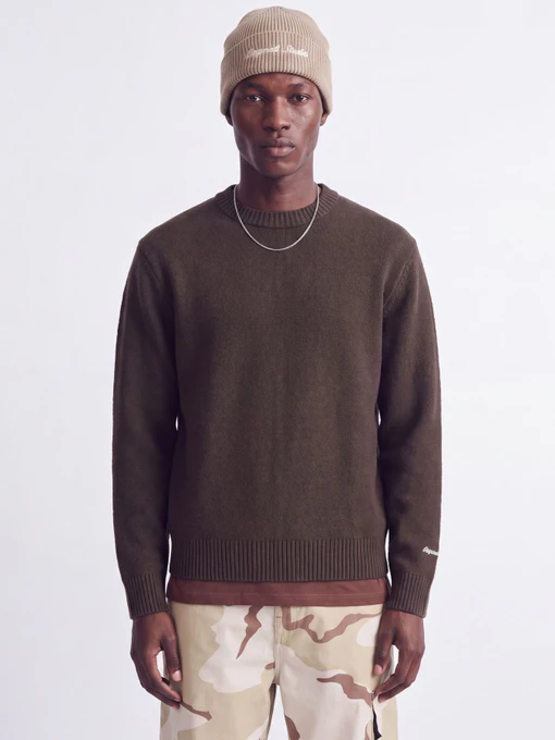 Свитеры и кардиганы JACK & JONES NORREBRO KNIT CREW NECK модель 12282728_Mulch Фото