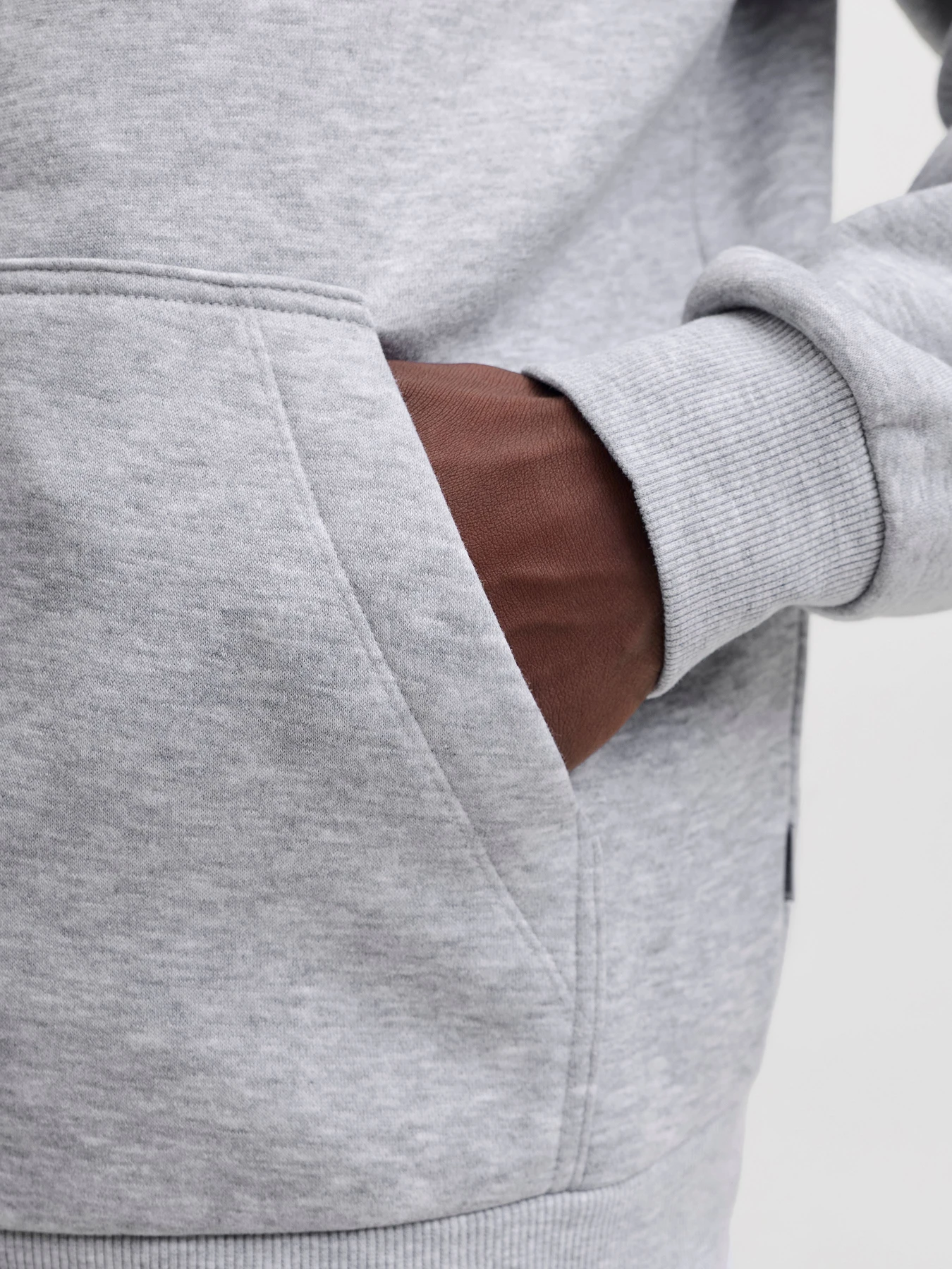 Худі та світшоти JACK & JONES BRADLEY SWEAT ZIP модель 12298690_Light Grey Melange Фото