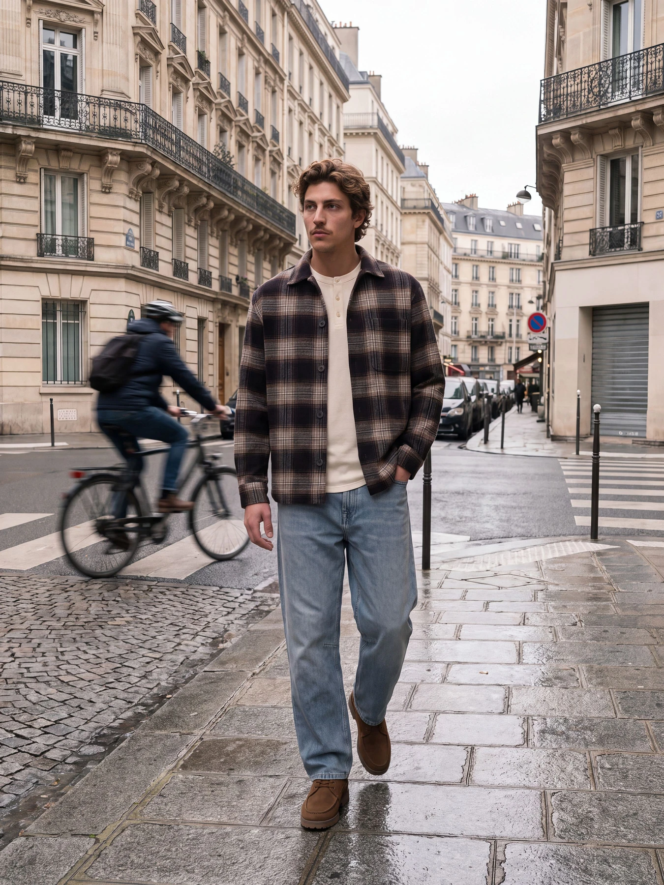 Сорочки JACK & JONES SOHO OLLIE OVERSHIRT LS модель 12300017_Navy Blazer CHECK Сорочки JACK & JONES SOHO OLLIE OVERSHIRT LS модель 12300017_Navy Blazer CHECK Фото