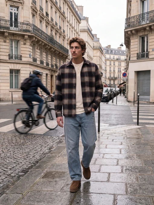 Чоловіча Сорочка в клітинку JACK & JONES SOHO OLLIE OVERSHIRT LS фото 3