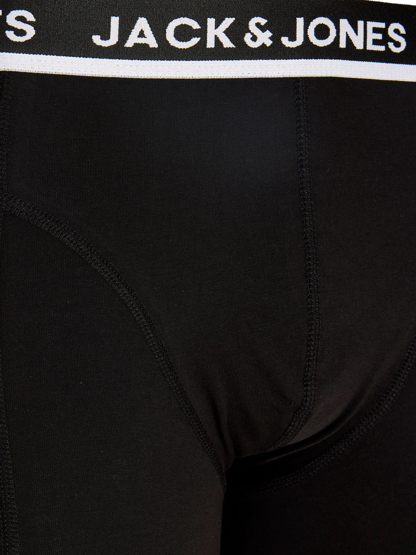 Нижнее белье JACK & JONES SWAY SOLID TRUNKS модель 12298997_Black Black - Black Нижнее белье JACK & JONES SWAY SOLID TRUNKS модель 12298997_Black Black - Black Фото