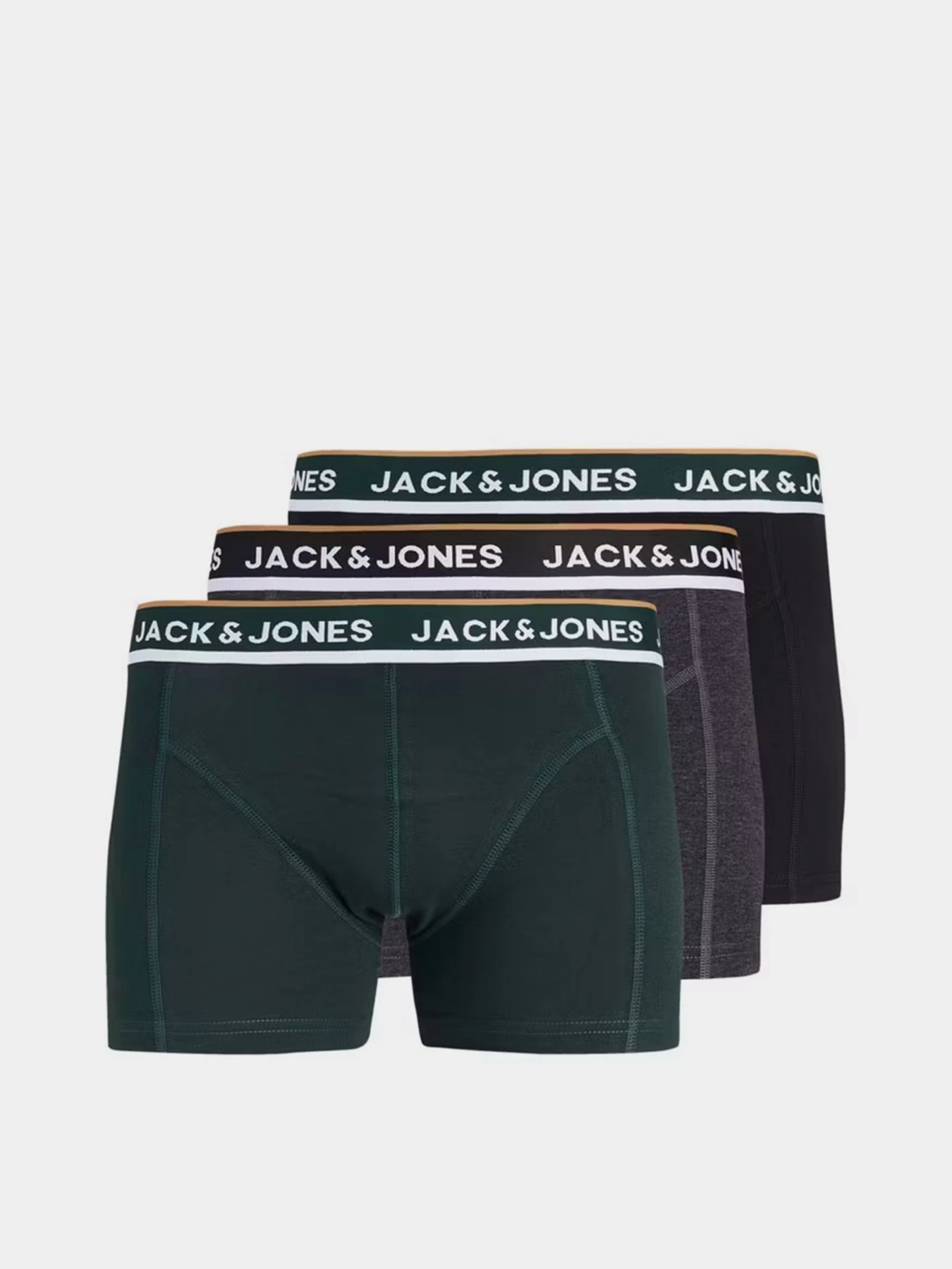 Нижнее белье JACK & JONES SWAY SOLID TRUNKS модель 12298997_Scarab DGM - Black Нижнее белье JACK & JONES SWAY SOLID TRUNKS модель 12298997_Scarab DGM - Black Фото