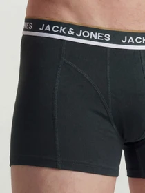 Нижнее белье JACK & JONES SWAY SOLID TRUNKS модель 12298997_Scarab DGM - Black Фото