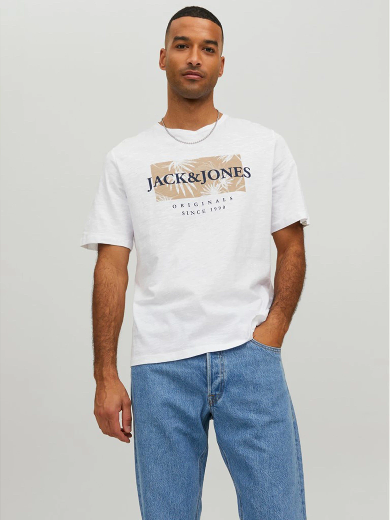Футболки і поло JACK & JONES модель 12228774_Bright White Футболки і поло JACK & JONES модель 12228774_Bright White Фото