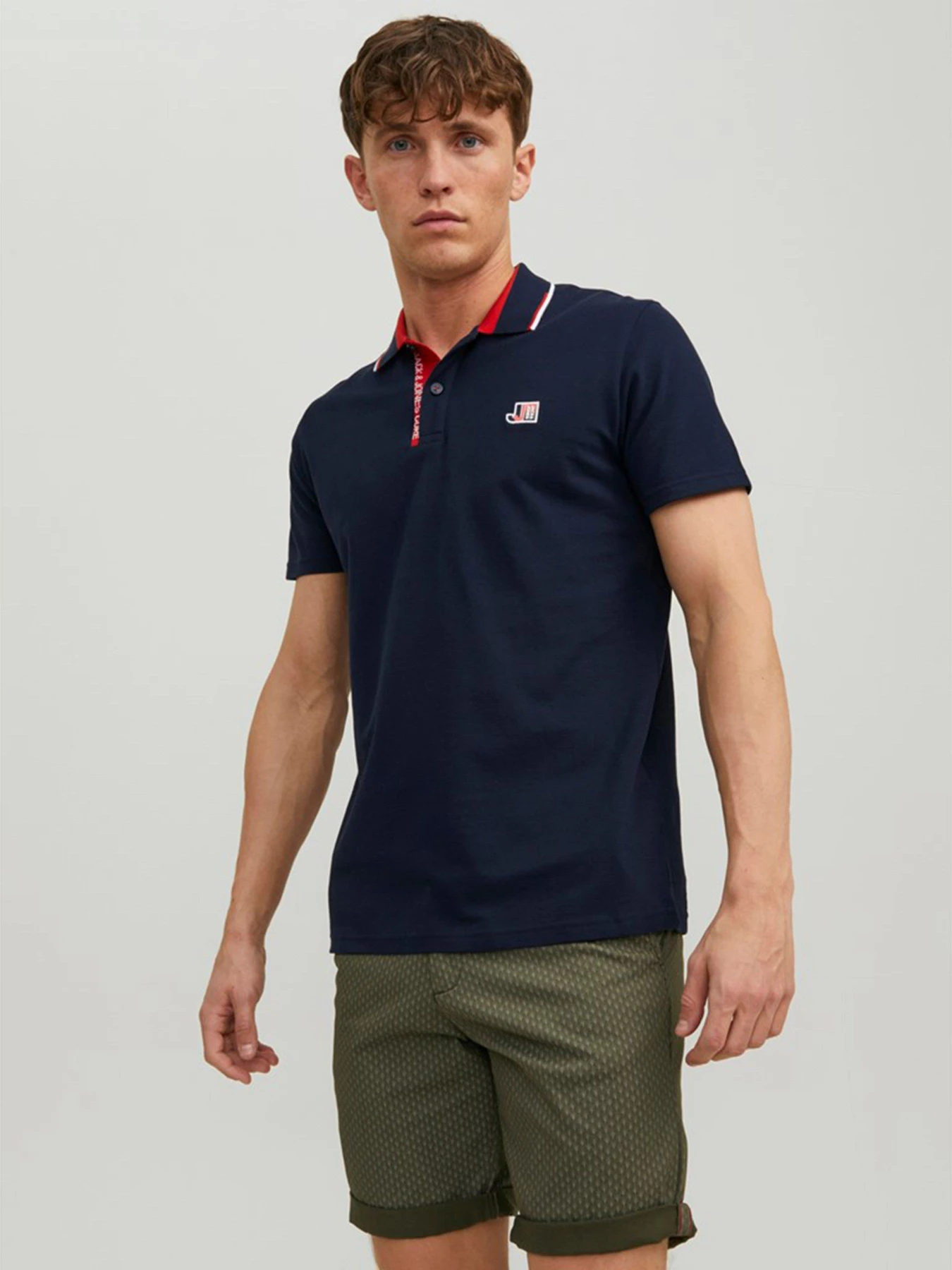 Футболки и поло JACK & JONES модель 12229382_Navy Blazer Фото