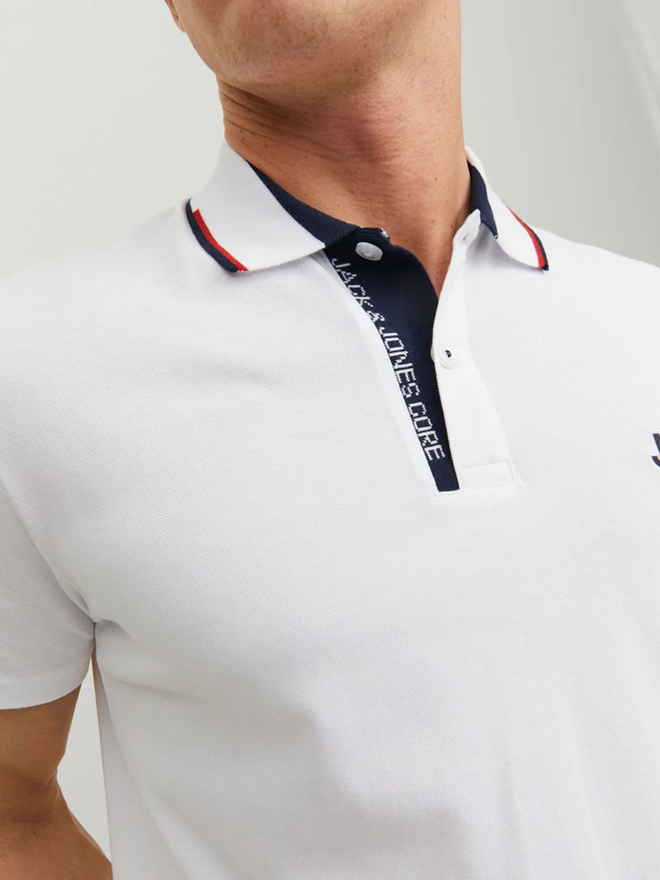 Футболки и поло JACK & JONES модель 12229382_White Футболки и поло JACK & JONES модель 12229382_White Фото