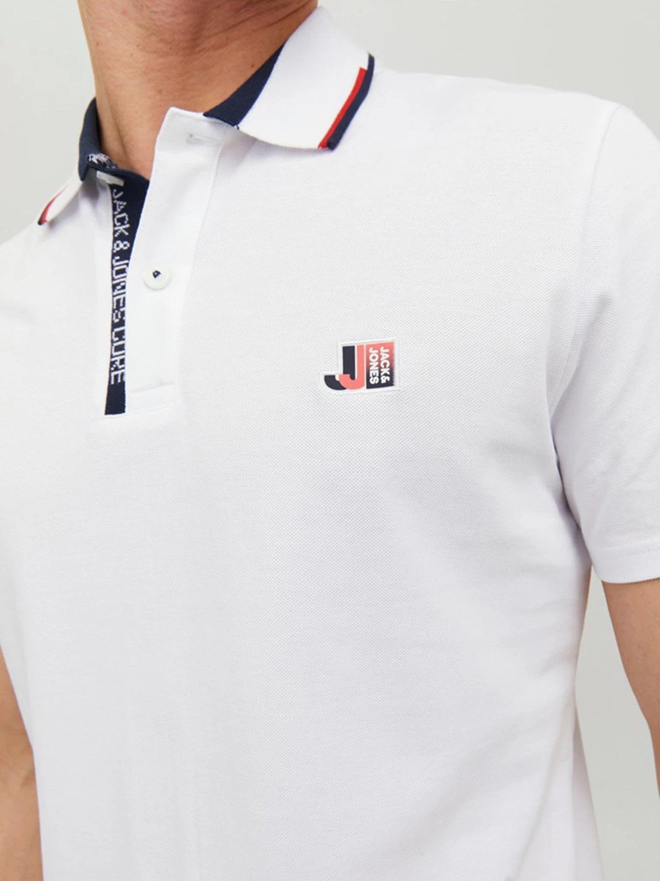 Футболки и поло JACK & JONES модель 12229382_White Футболки и поло JACK & JONES модель 12229382_White Фото