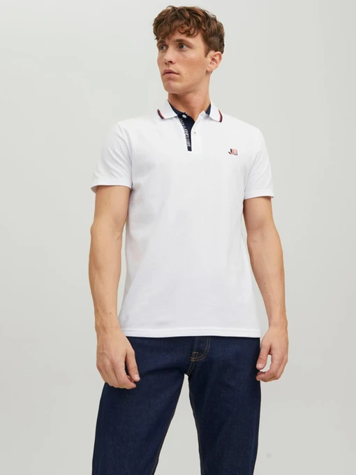 Футболки і поло JACK & JONES модель 12229382_White Фото