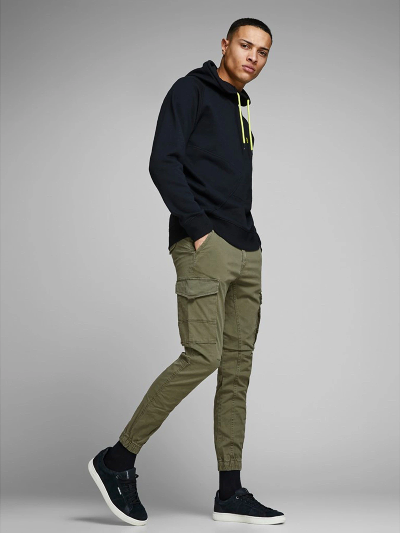 Брюки JACK & JONES модель 12141844_Olive Night Брюки JACK & JONES модель 12141844_Olive Night Фото