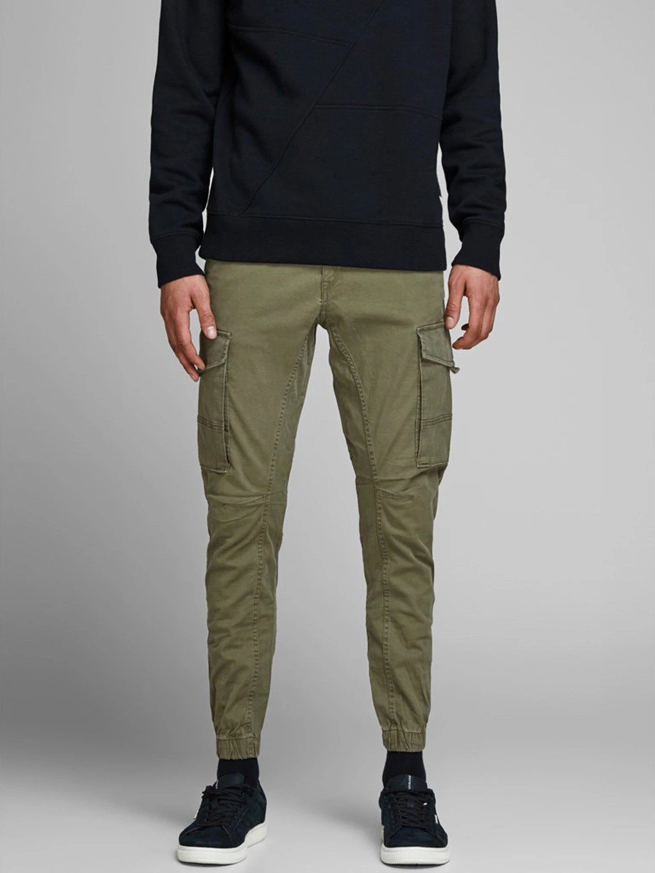 Брюки JACK & JONES модель 12141844_Olive Night Брюки JACK & JONES модель 12141844_Olive Night Фото