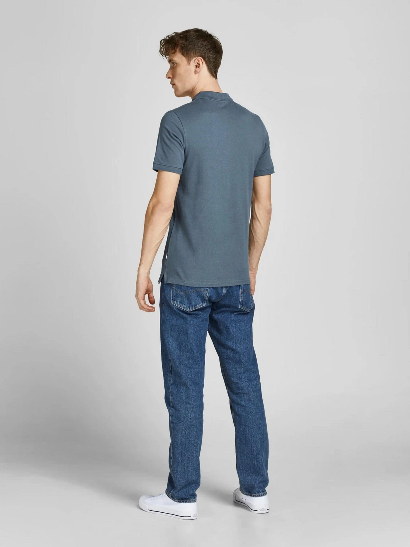 Футболки и поло JACK & JONES модель 12136516_Grisaille Футболки и поло JACK & JONES модель 12136516_Grisaille Фото